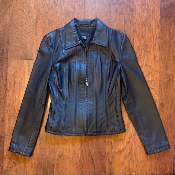 Moda International Genuine Leather Jacket - Size XS - Picture 8 of 8
